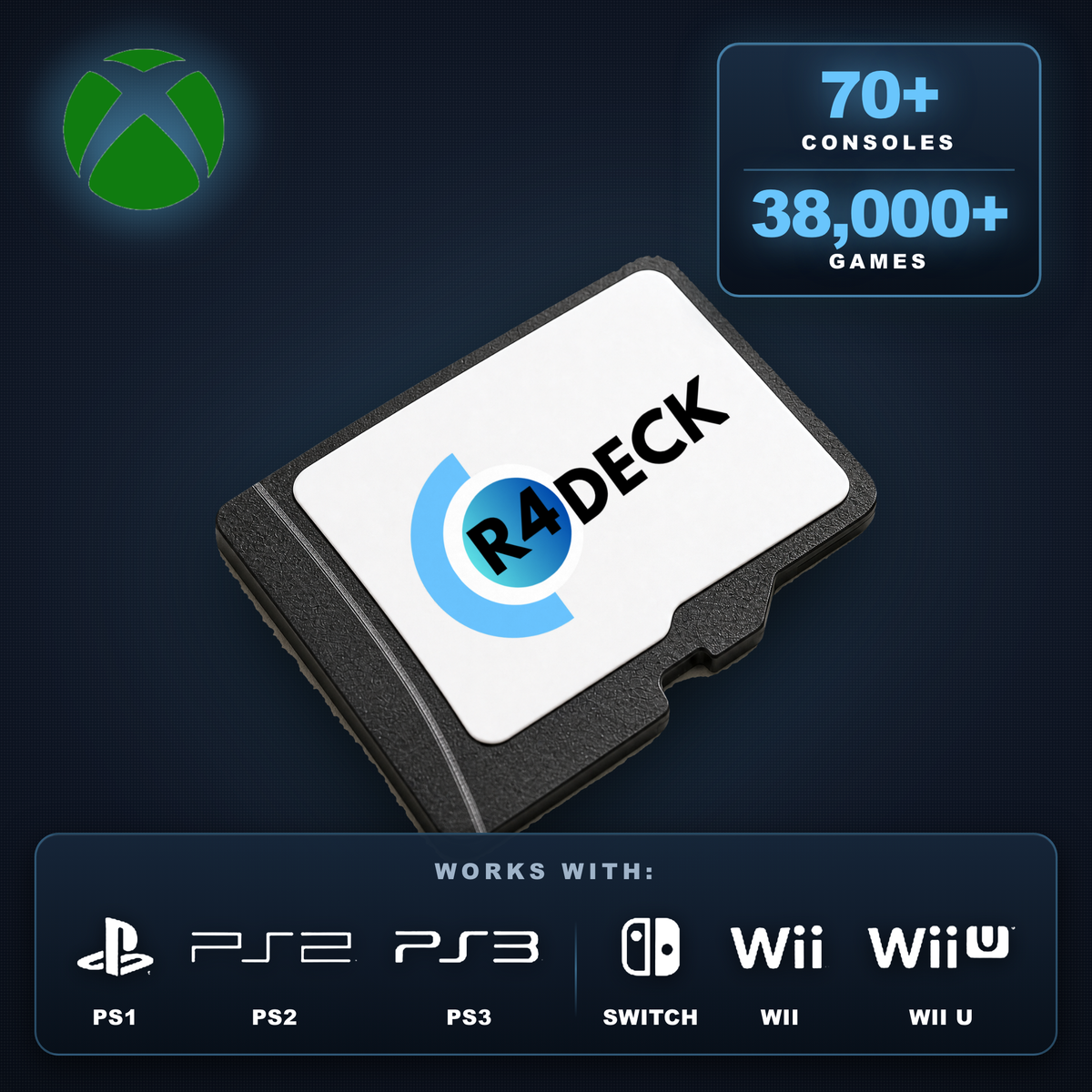 R4 DECK for ROG Ally X - 38,000+ games