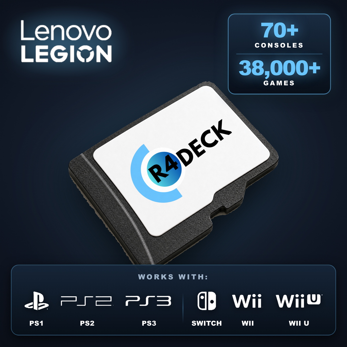 R4 DECK for Legion Go - 38,000+ games