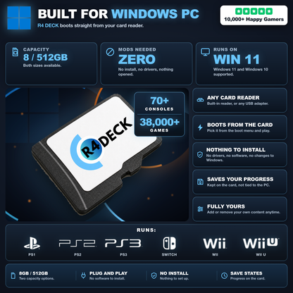 R4 DECK for PC - specifications
