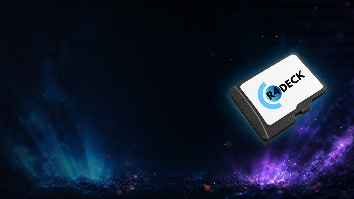 R4 DECK card, Steam Deck hero desktop